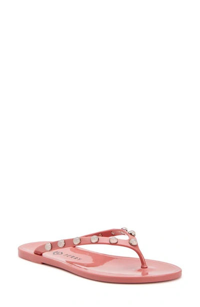 Katy Perry Women's The Geli Gem Flat Thong Sandals Women's Shoes In Pink