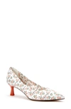 Katy Perry The Golden Pointed Toe Pump In Red Multi