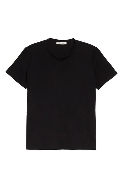 The Row Wesler Cotton Jersey T-shirt In Black