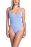 Bound By Bond-eye Elena One-piece Swimsuit In Sky Blue