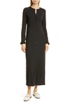 Capsule 121 The Home Duster Button-down Maxi Dress In Black