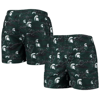 Foco Green Michigan State Spartans Island Palm Swim Trunks In Green