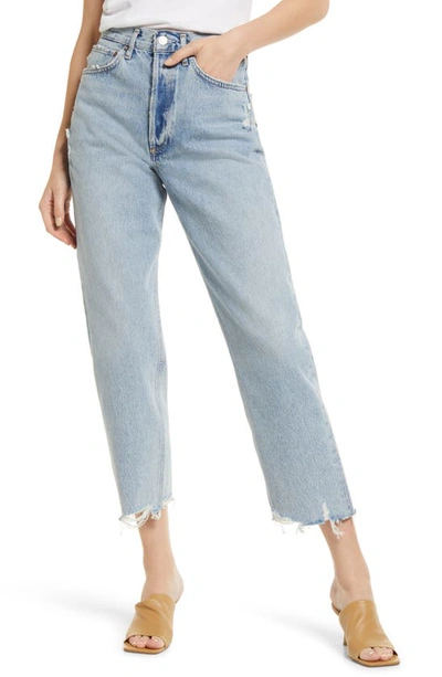 Agolde 90s Crop Loose- Straight Jeans In Nerve