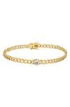 Ef Collection Sari Diamond Bracelet In 14k Yellow Gold
