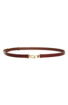 TOTÊME CROC EMBOSSED LEATHER BELT