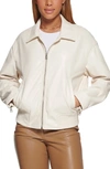Levi's Faux Leather Jacket In Oyster