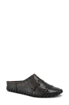 Spring Step Fusilade Leather Mule In Black