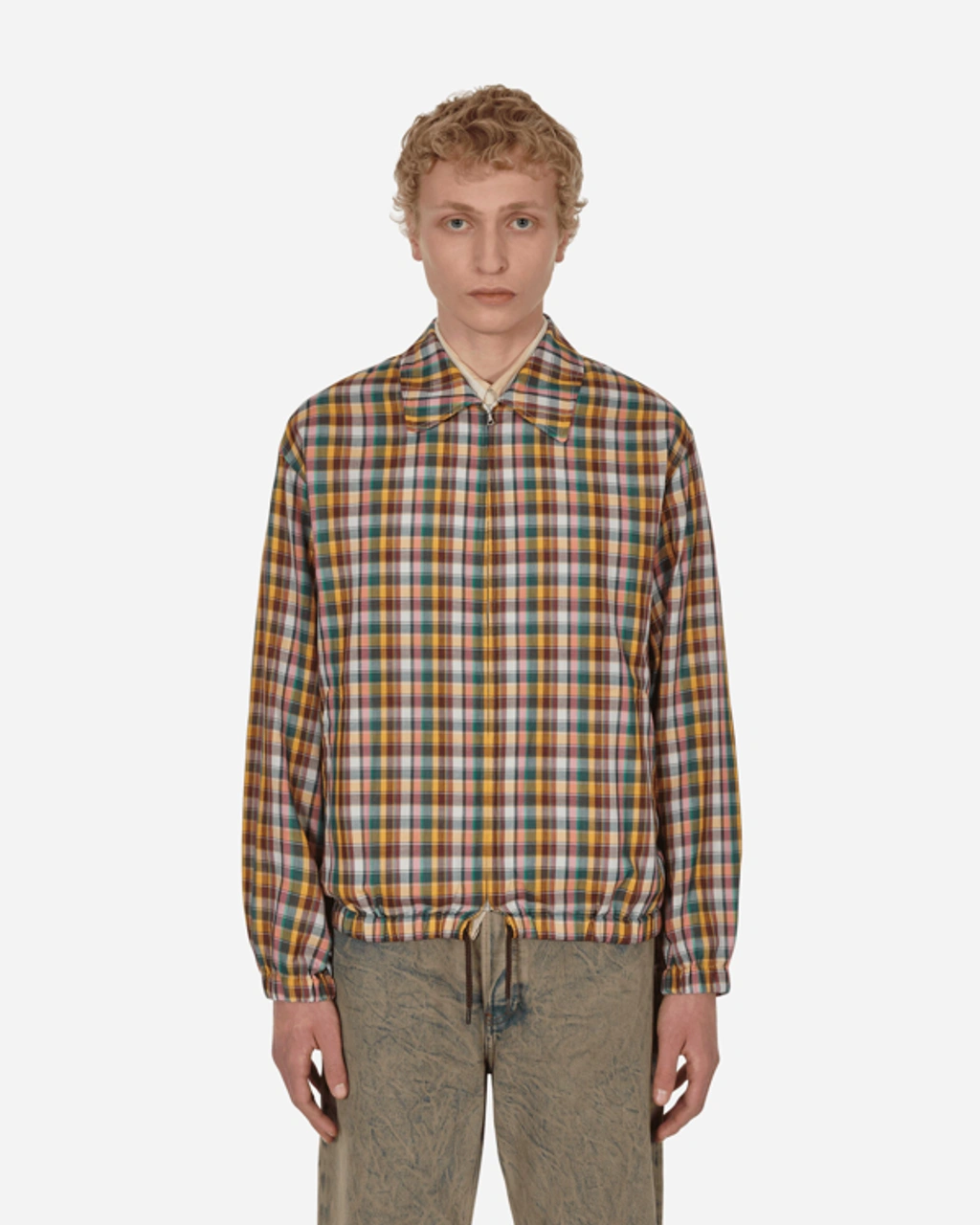 ジャケット・アウター AURALEE A22SB04GN GIZA LIGHT WEIGHT AURALEE GIZA LIGHT WEIGHT DOUBLE-CLOTH ZIP BL