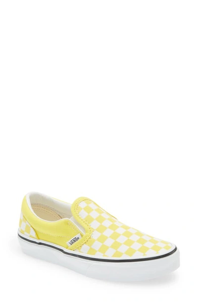 Vans Kids' Classic Slip-on Trainers In Yellow