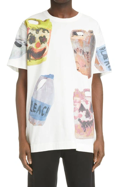 Givenchy X Josh Smith Ceramic Print Oversize Graphic Tee In Multicoloured