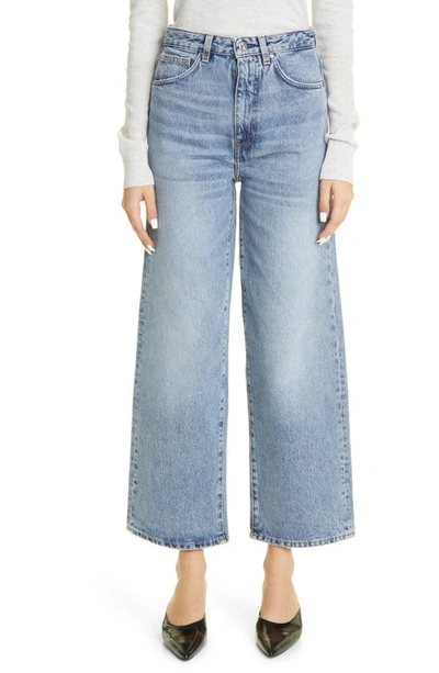 TOTÊME RIGID ORGANIC COTTON FLARE LEG JEANS