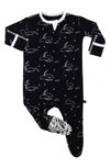 PEREGRINE PEREGRINE KIDSWEAR MOONSCAPE FITTED ONE-PIECE PAJAMAS