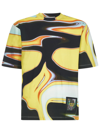 Ambush Multicolor Wskp Patch T-shirt Man T-shirt Multicolored Size Xl Cotton In Yellow