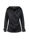 Max Mara Black Cotton Veranda Shirt In Black