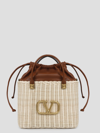 VALENTINO GARAVANI VLOGO SIGNATURE WICKER BAG