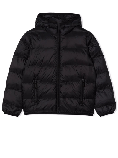 Dsquared2 Kids' Black Nylon Jacket In Nero