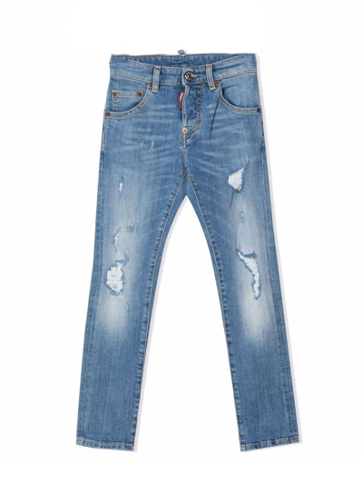 Dsquared2 Kids' Cool Guy Jean Jeans In Blue