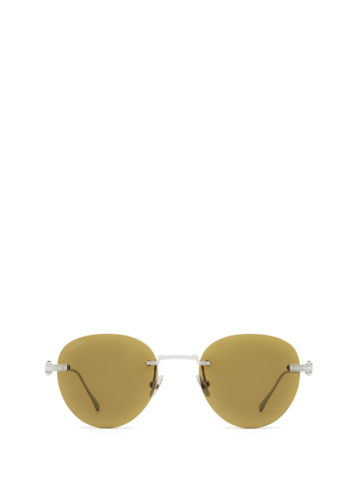 Cartier Ct0331s Ruthenium Male Sunglasses