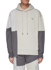 FENG CHEN WANG PATCH COLOURBLOCK RELAXED FIT HOODIE