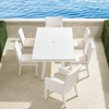 Frontgate Palermo 7-pc. Rectangular Dining Set In White Finish