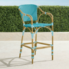 FRONTGATE FRENCH BISTRO BAR STOOL IN CYAN