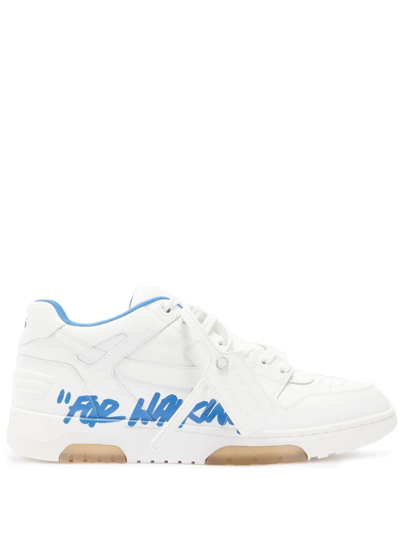 Off-white Out Of Office "for Walking" White Blue