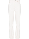 RE/DONE HIGH-RISE STRAIGHT-LEG JEANS