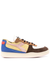 Diadora Colour-block Low-top Sneakers In Braun