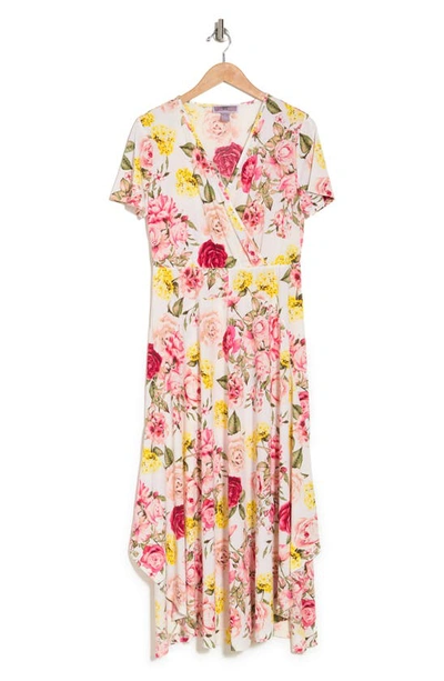 Love By Design Colette Double Layer Maxi Dress In Vintage Rose