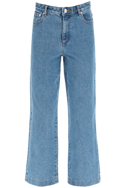 Apc New Sailor Ankle-length Jeans In Blue