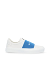 Givenchy Men's City Court Elastic & Leather Sneakers In White