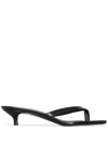 Totême Toteme Women Flip Flop Kitten Heels In Black