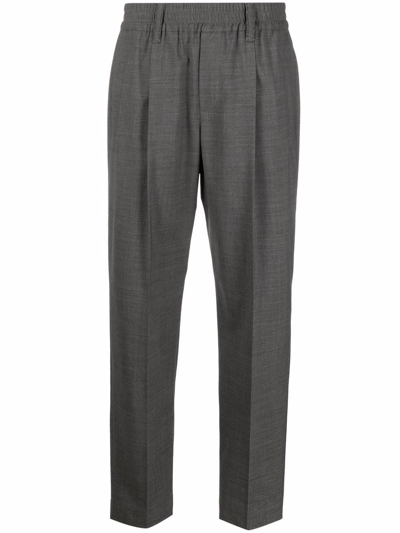 Brunello Cucinelli Straight-leg Trousers In Grey