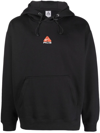 Nike Acg Embroidered Logo Hoodie In Black