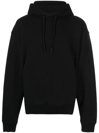 Martine Rose Logo-print Oversized Hoodie In Black