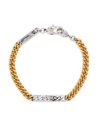 Capsule Eleven Two-tone Chain-link Bracelet In Gold