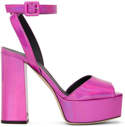 Giuseppe Zanotti Pink Blasvegas 120mm Heeled Sandals In Fuschia