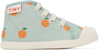TINY COTTONS BABY BLUE ORANGES SNEAKERS