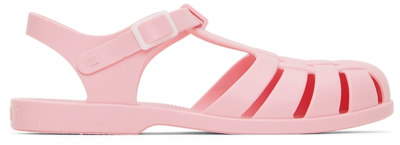 Tiny Cottons Kids Pink Jelly Sandals In J10 Blush Pink