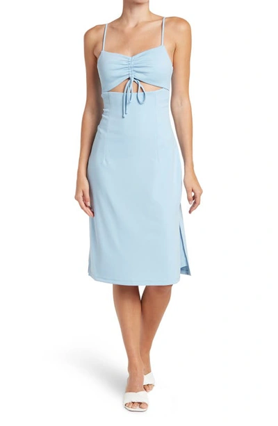 Bcbgeneration Sleeveless Cutout Dress In Blue