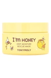 Tonymoly I'm Honey Deep Moisture Rescue Mask In Honey Deep