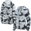 NEW ERA NEW ERA BLACK TAMPA BAY BUCCANEERS TIE-DYE FLEECE FULL-ZIP HOODIE