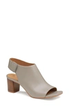 Johnston & Murphy Evelyn Open Toe Sandal Bootie In Stone Glove