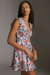 Anthropologie By  The Peregrine Mini Dress In White