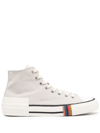 PAUL SMITH KELVIN HIGH-TOP CANVAS SNEAKERS