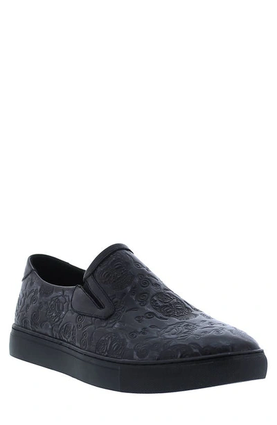 Robert Graham Nori Slip-on Sneaker In Black