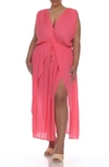 Boho Me Maxi Cover Up In Watermelon