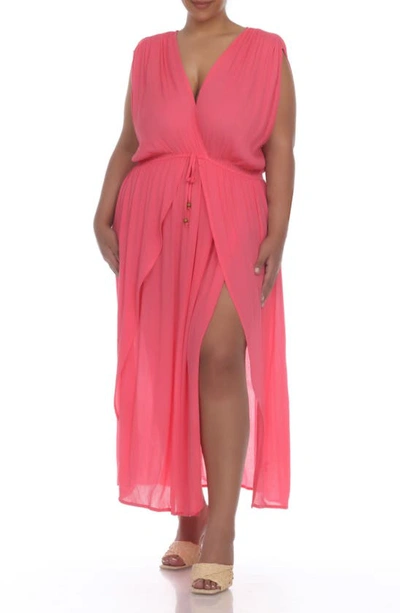 Boho Me Maxi Cover Up In Watermelon