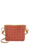 Loewe Red Flamenco Mini Anagram Clutch Bag