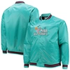Mitchell & Ness Men's  Teal Big And Tall 1996 Nba All-star Game Hardwood Classics Satin Full-snap Jac In Teal